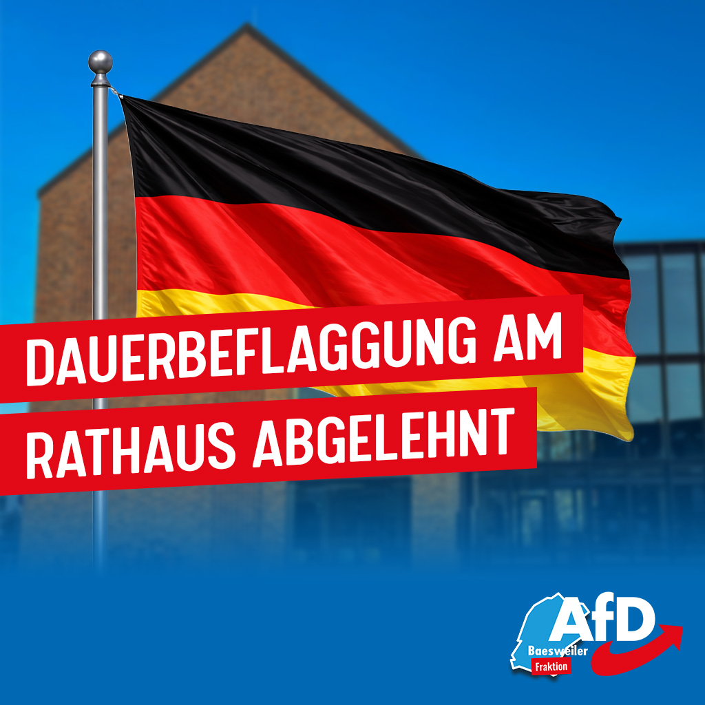 Dauerbeflaggung abgelehnt